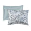 5 Piece Seersucker Comforter Set with Throw Pillows