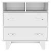 Aaron 2-Drawer 2-Shelf Dresser White