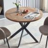 Table Top Only !!! Easy-Assembly Round Dining Table,Coffee Table for Cafe/Bar Kitchen Dining Office