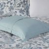 5 Piece Seersucker Comforter Set with Throw Pillows