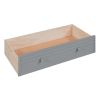 Twin over Twin Bunk Bed with Storage Staircase, Slide and Drawers, Desk with Drawers and Shelves, Gray(Expected Arrival Time: 1.17)