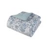 5 Piece Seersucker Comforter Set with Throw Pillows