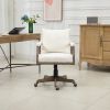 COOLMORE Computer Chair Office Chair Adjustable Swivel Chair Fabric Seat Home Study Chair