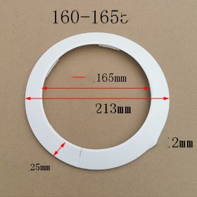 Water Pipe Decoration Ring Wall Hole Air-conditioning Hole Decoration Cover (Option: 160to165white)