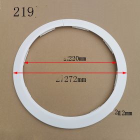 Water Pipe Decoration Ring Wall Hole Air-conditioning Hole Decoration Cover (Option: 219white)