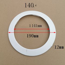 Water Pipe Decoration Ring Wall Hole Air-conditioning Hole Decoration Cover (Option: 140white)