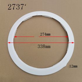 Water Pipe Decoration Ring Wall Hole Air-conditioning Hole Decoration Cover (Option: 273white)