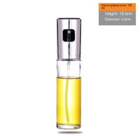 Kitchen Household High-pressure Glass Spray Bottle (Option: 100ml Silver Electroplated)