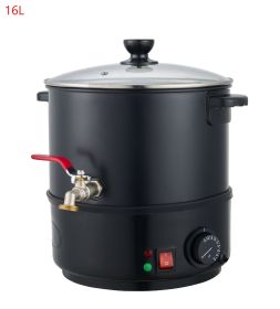 Wax Melting Machine Beauty Household Supplies Small Household Appliances Electric Kettle (Option: Black-16L-US)