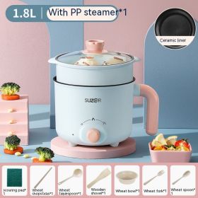 Electric Cooker Dormitories For Student Households, Small And Mini (Option: 1.8L with PP steamer-EU)