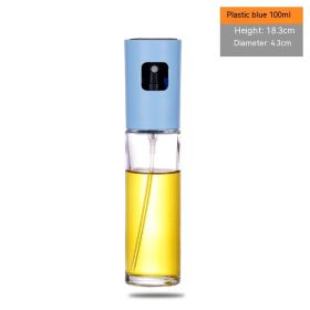 Kitchen Household High-pressure Glass Spray Bottle (Option: 100ml Plastic Blue)