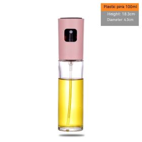 Kitchen Household High-pressure Glass Spray Bottle (Option: 100ml Plastic Pink)